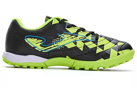 Детские футбольные бутсы Kids Low-top Black Aurora Green Joma, черный