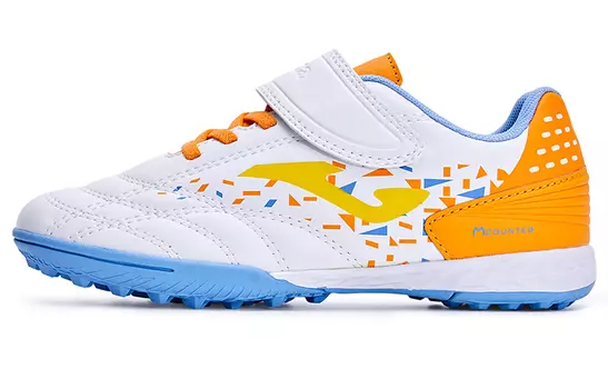 Детские футбольные бутсы Kids Low-top Белые/оранжевые Joma, белый