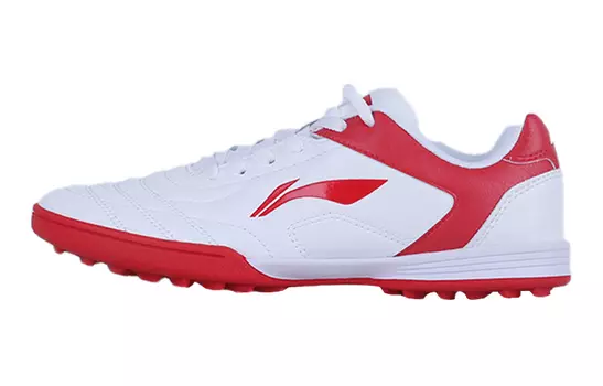 Детские футбольные бутсы Kids Low-top Base White/Flag Red Lining