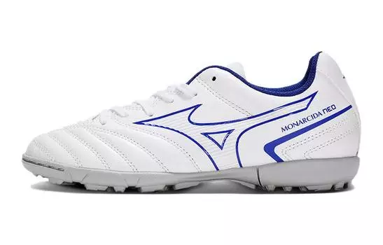 Детские футбольные бутсы Mizuno Monarcida GS, White/Blue