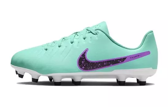 Детские футбольные бутсы Nike Jr Legend 10 GS, Ruby green/dreamy fuchsia/black