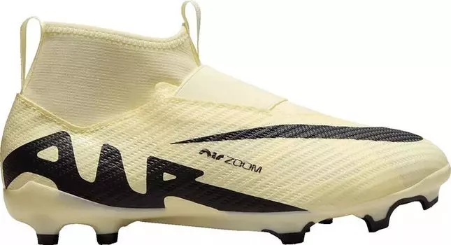 Детские футбольные бутсы Nike Mercurial Zoom Superfly 9 Pro FG, желтый/черный