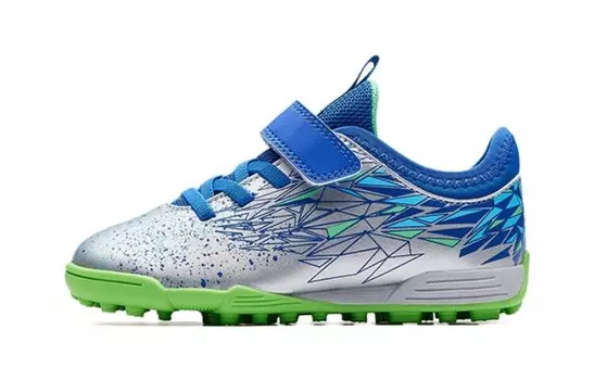 Детские футбольные бутсы PS Low-top Silver/Blue Anta Kids