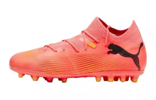 Детские футбольные бутсы Puma Future Series Kids, Sunset Red-Black-Daylight Yellow