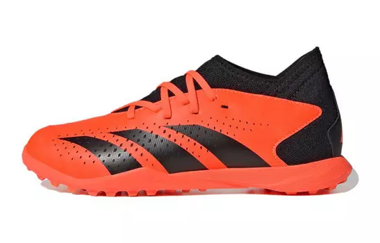Детские футбольные бутсы серии PREDATOR GS Low-top оранжевые/черные Adidas