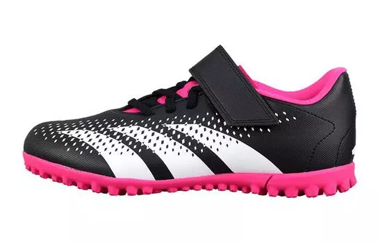 Детские футбольные бутсы серии PREDATOR Kids Low-top Black/White/Pink Adidas