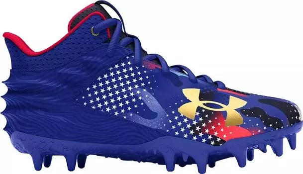 Детские футбольные бутсы Under Armour из дымчатой замши Select USA MC