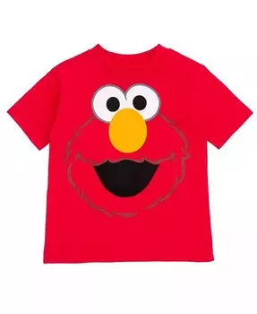 Детские футболки с рисунком Bert Ernie Elmo Cookie Bird Oscar the Grouch для маленьких мальчиков Sesame Street, мультиколор