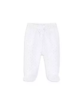 Детские гетры с принтом и декоративным бантом Knot, белый