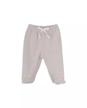 Детские гетры с принтом и декоративным бантом Knot, серый