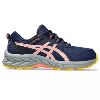 Детские горные ботинки Asics, цвет blue/pink