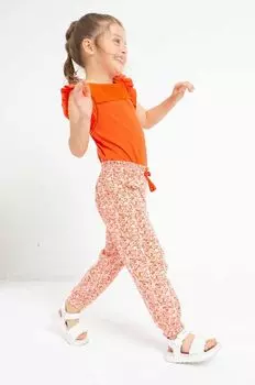 Детские хлопковые брюки Mayoral, оранжевый