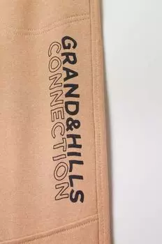 Детские хлопковые брюки OVS, коричневый