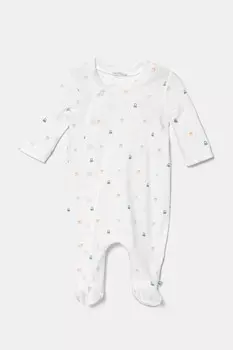 Детские хлопковые комбинезоны United Colors Of Benetton, белый