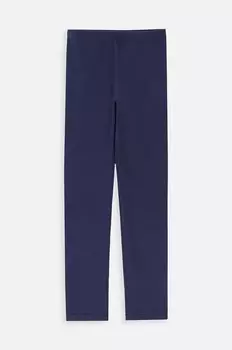 Детские хлопковые леггинсы Coccodrillo, темно-синий