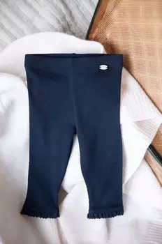 Детские хлопковые леггинсы Tartine Et Chocolat, темно-синий