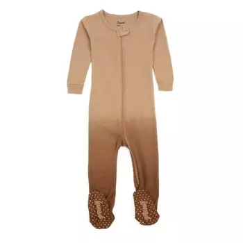 Детские хлопковые пижамы Tie Dye для девочек Leveret, цвет Tie Dye Beige