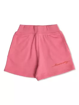 Детские хлопковые шорты Burberry Burberry Kids, розовый