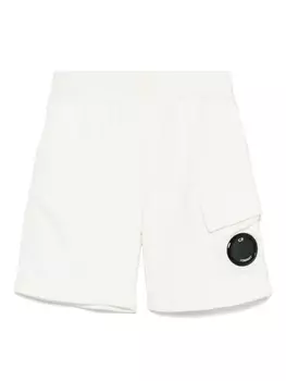Детские хлопковые шорты CP Company C.P. Company Kids, белый