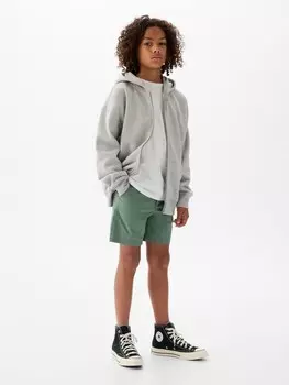 Детские хлопковые шорты Gap, зеленый