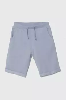 Детские хлопковые шорты Guess, синий