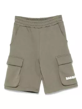 Детские хлопковые шорты-карго Barrow Barrow kids, зеленый