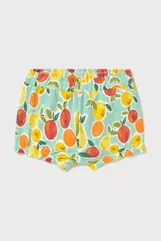 Детские хлопковые шорты Mayoral, бирюзовый