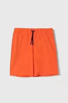 Детские хлопковые шорты United Colors of Benetton, оранжевый