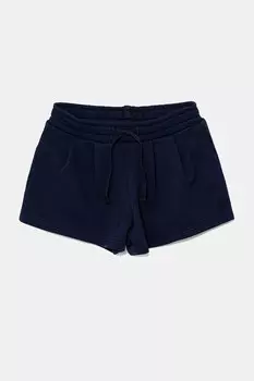 Детские хлопковые шорты United Colors Of Benetton, темно-синий