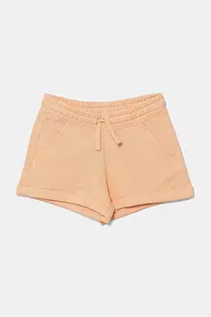 Детские хлопковые шорты United Colors Of Benetton, оранжевый