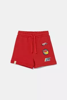Детские хлопковые шорты United Colors Of Benetton, красный