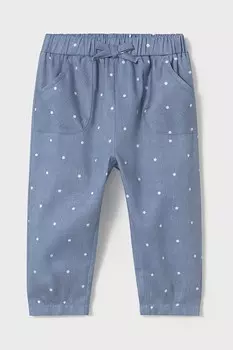 Детские хлопковые штаны Mayoral, синий