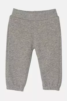 Детские хлопковые спортивные брюки United Colors of Benetton, серый