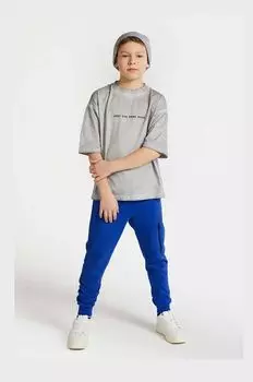 Детские хлопковые спортивные штаны Coccodrillo, темно-синий