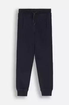 Детские хлопковые спортивные штаны Coccodrillo, темно-синий