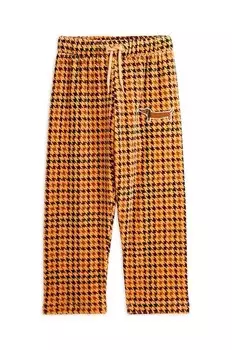 Детские хлопковые спортивные штаны для собак Mini Rodini, бежевый