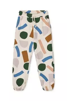Детские хлопковые спортивные штаны Liewood, мультиколор