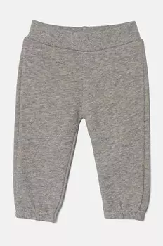 Детские хлопковые спортивные штаны United Colors of Benetton, серый