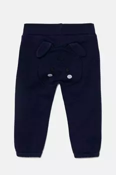 Детские хлопковые спортивные штаны United Colors of Benetton, темно-синий