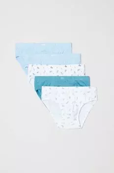 Детские хлопковые трусы OVS, 5 шт., белый