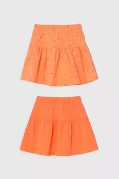 Детские хлопковые юбки, 2 шт. Zippy, оранжевый