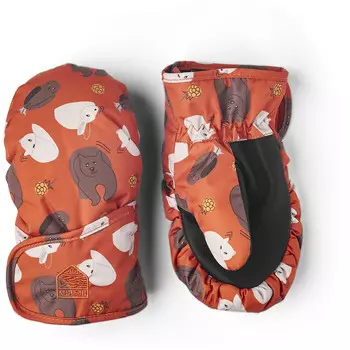 Детские хюгге-перчатки Hestra, красный