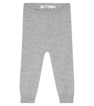 Детские кашемировые леггинсы Bonpoint, серый