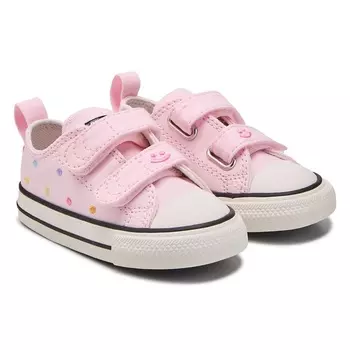 Детские кеды chuck taylor all star madison низкие Converse, pink/dots