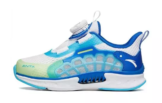 Детские кеды Детские низкие белые Anta Kids, синий