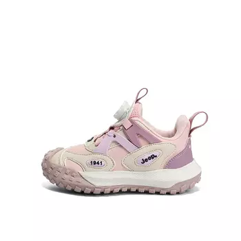 Детские кеды Детские низкие белые Jeep, фиолетовый