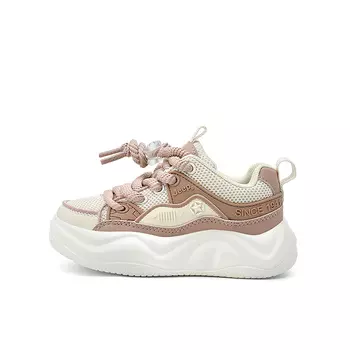 Детские кеды Детские низкие белые Jeep, розовый