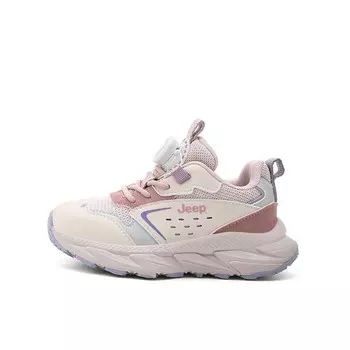 Детские кеды Детские низкие белые Jeep, розовый