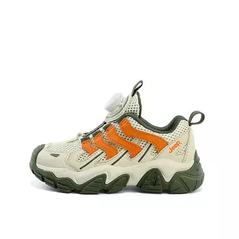 Детские кеды Детские низкие бежевые Jeep, зеленый