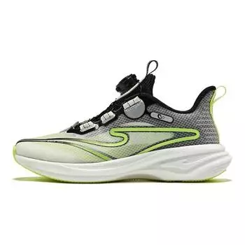 Детские кеды Детские низкие черные/зеленые Erke Kids, черный/зеленый